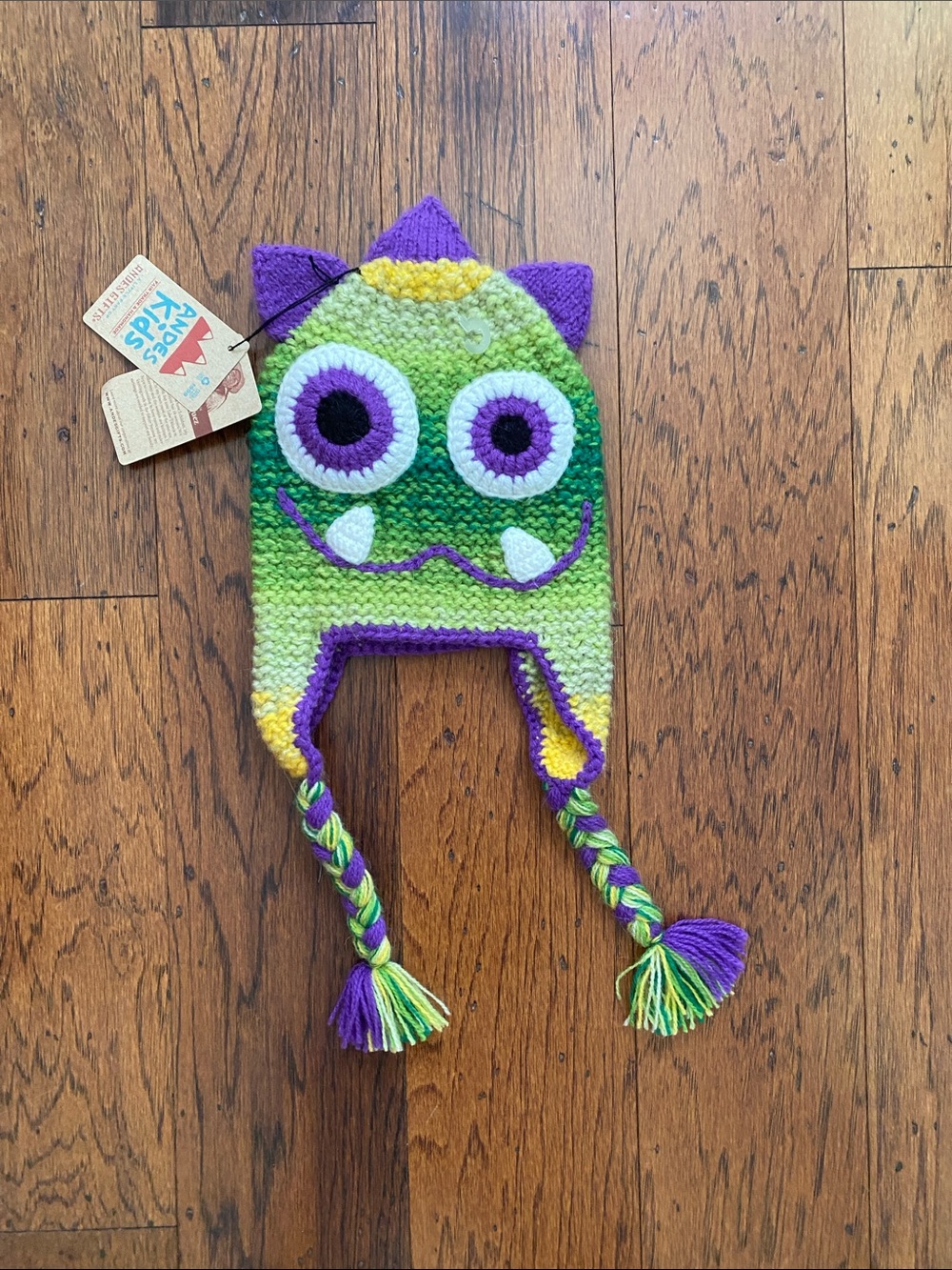 NWT Andes Gifts  Kids monster hat